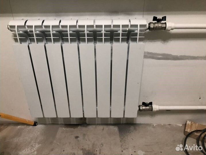 Монтаж и установка радиаторов отопления, батареи