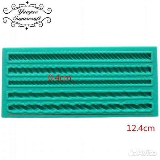 Силиконовые формы для мастики, украшения для торта