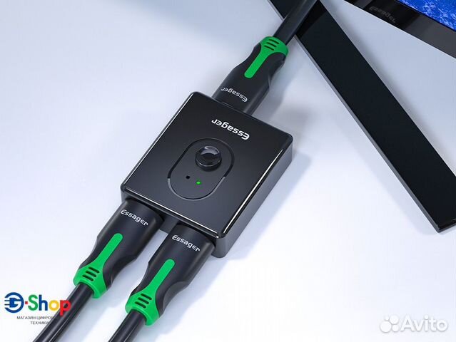 Разветвитель Hdmi Essager 1x2 4K 2.0