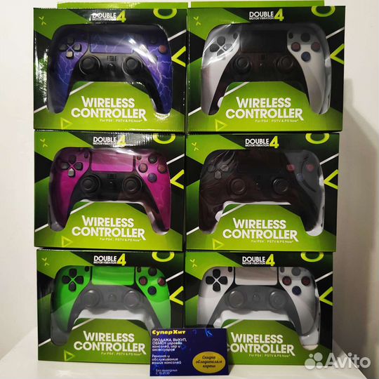 Геймпады PS4 в корпусе под PS5. Новые. Гарантия