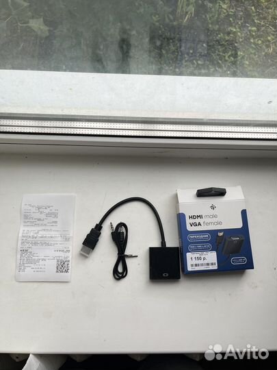 Переходник hdmi vga новый