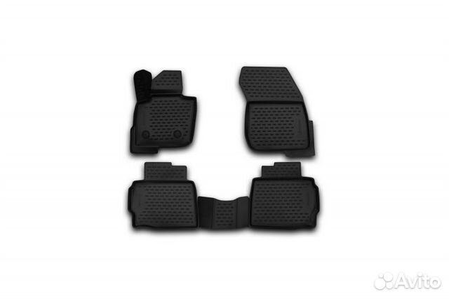 Коврики 3d в салон ford mondeo, 01/2015, 4 шт. (по