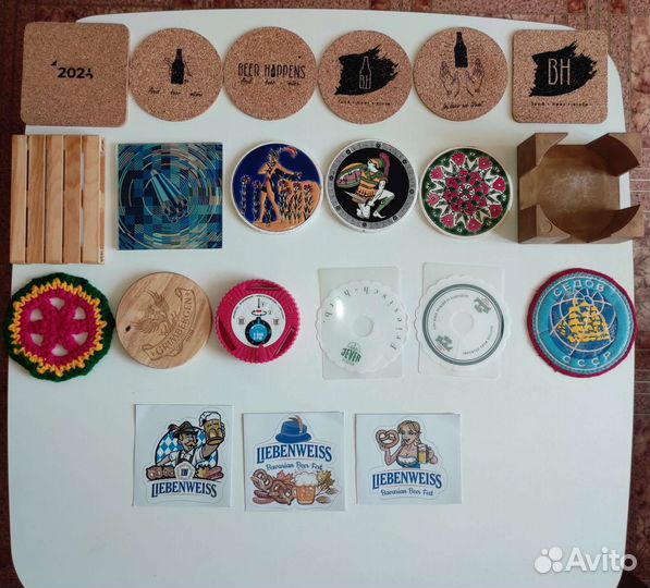 Подставки (бирдекель) под пиво