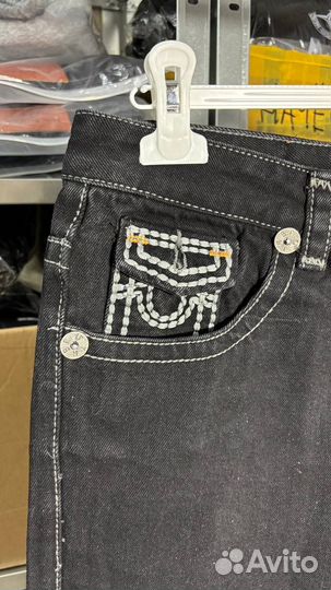 Джинсы True Religion Y2K широкие черные