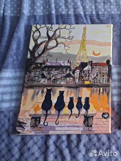 Картина акрилом на холсте