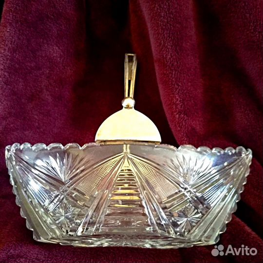 Столовое серебро. Проба 875 со звездой. Конфетница