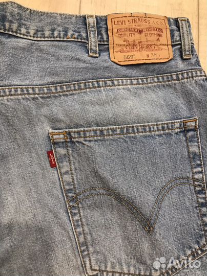 Шорты джинсовые Levi’s большого размера