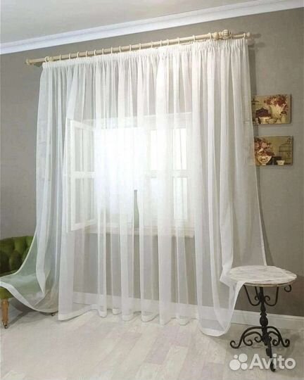 Тюль вуаль 3м, 4м,5м