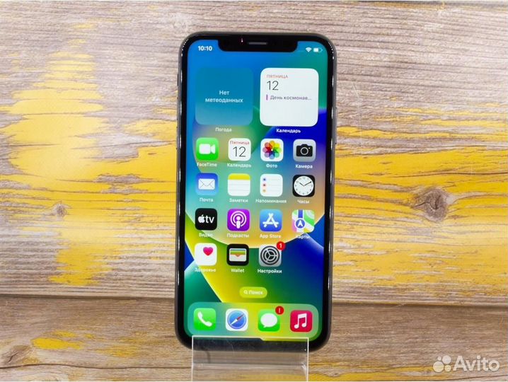 Смартфон Apple iPhone X 64 гб, 1 SIM, серый космос
