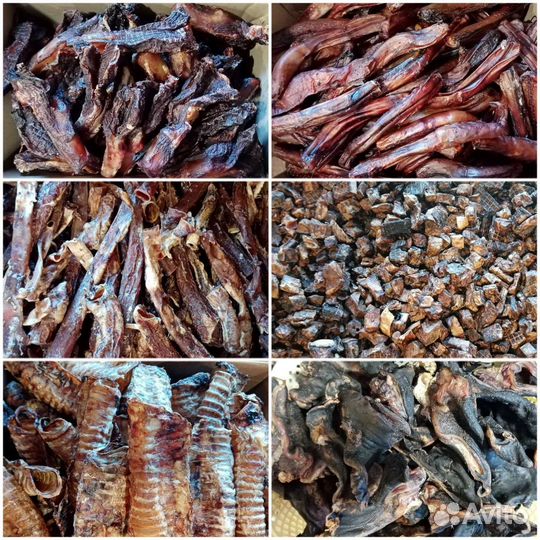 Сушёные лакомства для собак