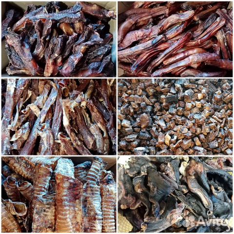 Сушёные лакомства для собак