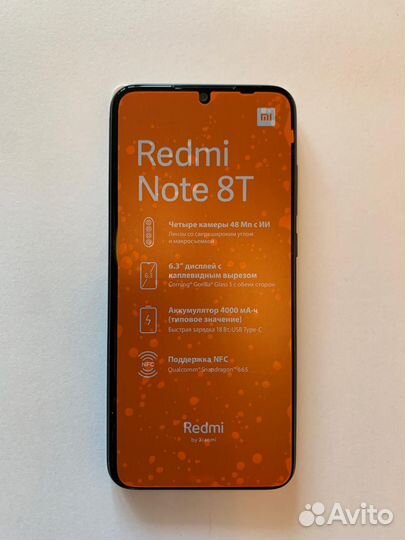 Xiaomi Redmi Note 8T, 4/64 ГБ