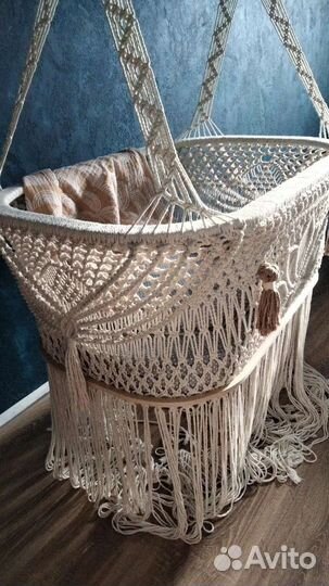 Колыбель детская макраме