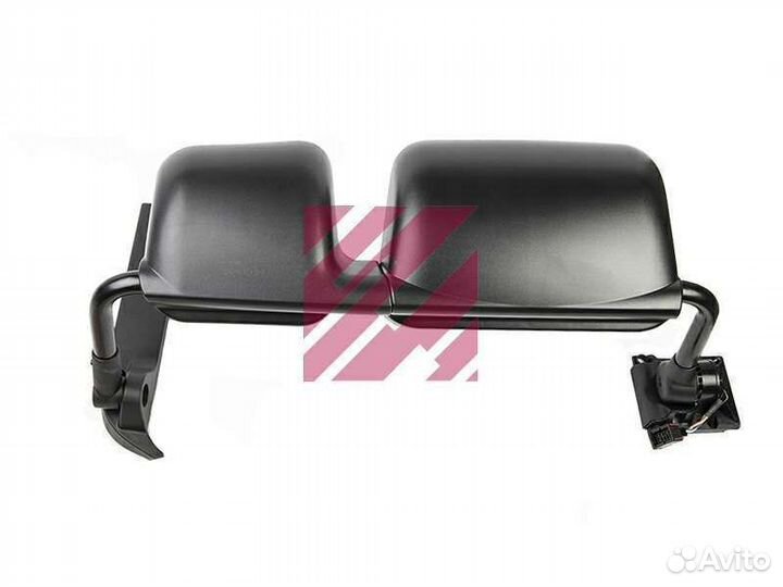 Зеркало в сборе черное двойное renault