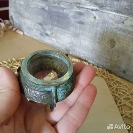 Солонка мельхиор СССР