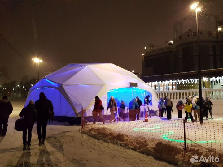 Квадрокупольные шатры (квадросфера) с металлически