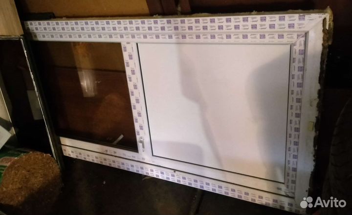 Дверь пластиковая б/у балконная