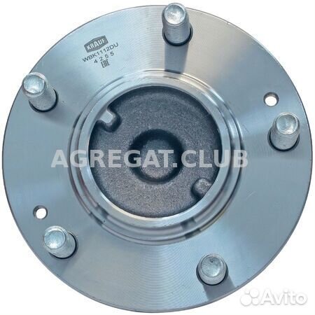 Ступица в сборе krauf WBK1112DU