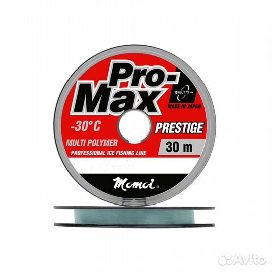 Леска Momoi ProMax Pr. 0,128мм,1,8кг30 м,проз.3шт