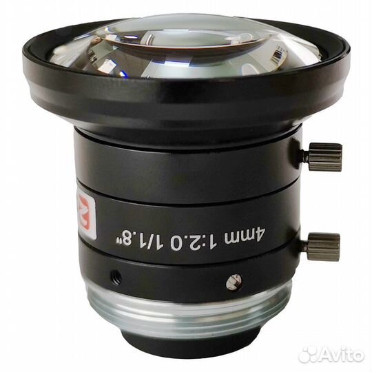 Объектив zlkc 4мм F2.0 C mount + micro 4/3 адаптер