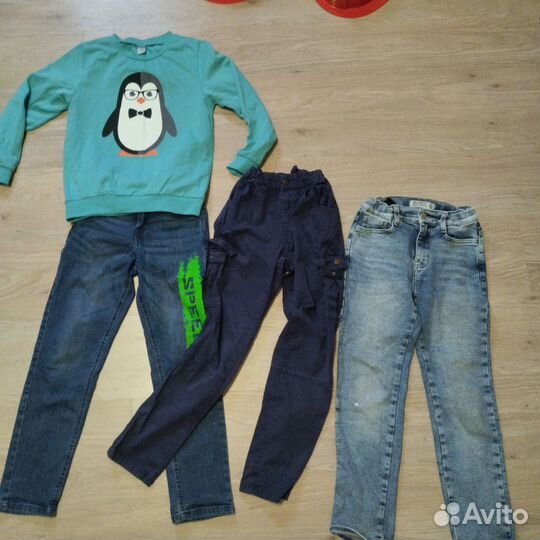 Одежда пакетом, джинсы кофты, брюки
