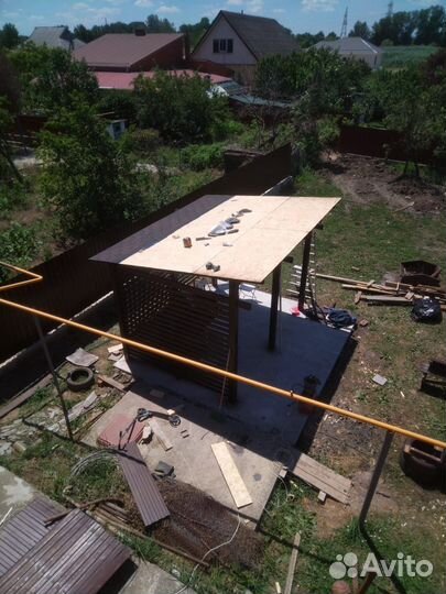 Строительство Хоз блоков, беседок из дерева