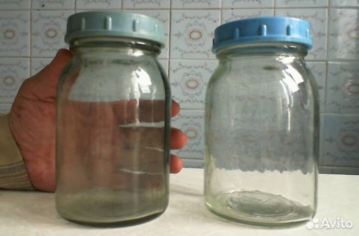Банка аптечная 0.5 и 1 л (СССР)