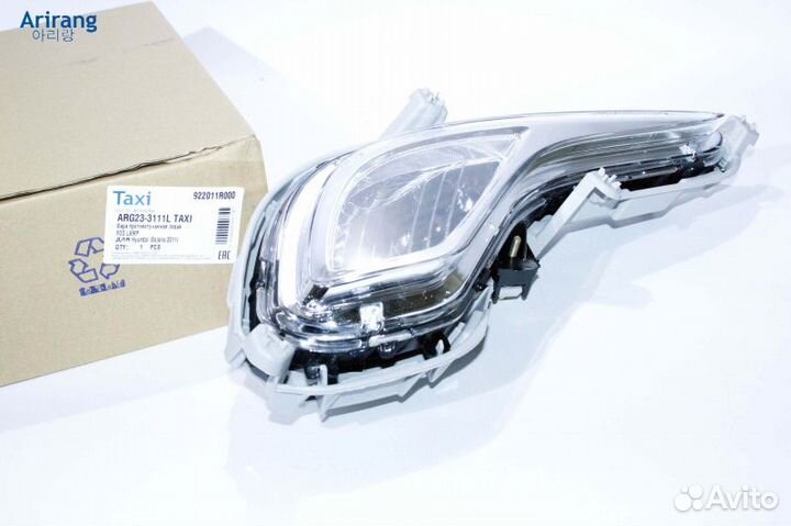 Фара противотуманная левая hyundai solaris (11)