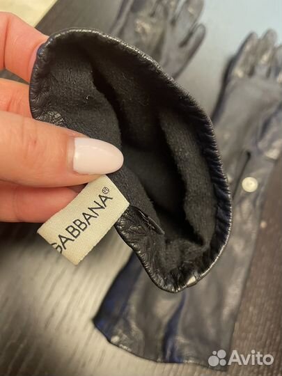 Перчатки женские кожаные