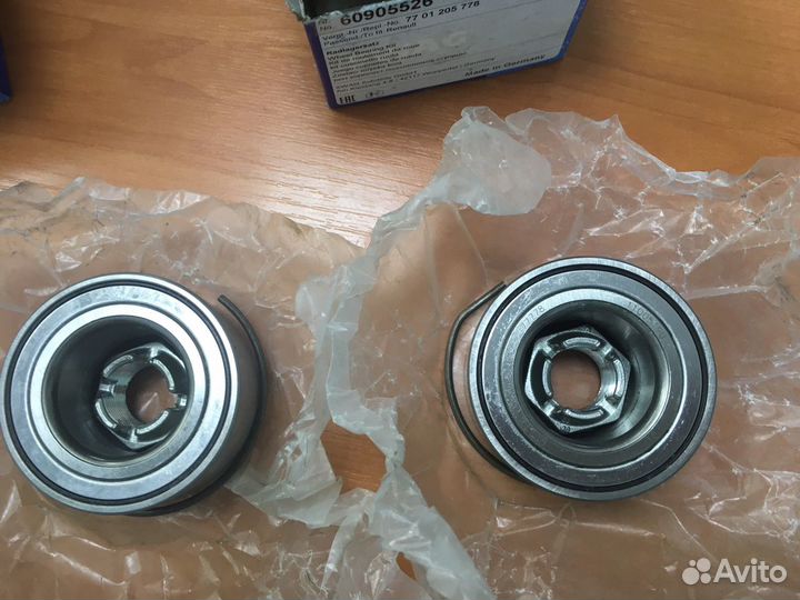 Подшипники ступицы swag 60905526 renault clio 2