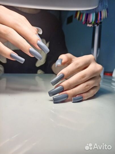 Маникюр наращивание педикюр