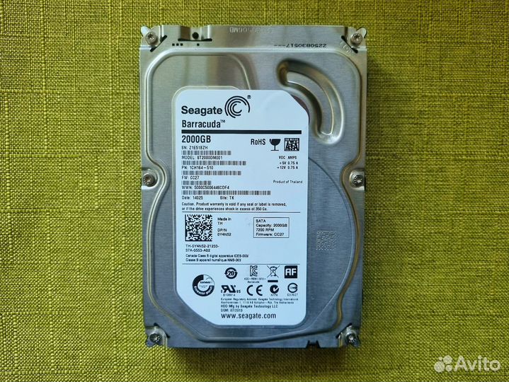 Жёсткий диск HDD 3.5