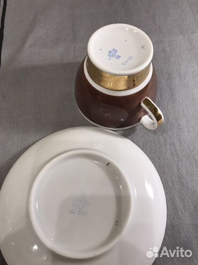Чайная пара Аврора лфз костяной фарфор