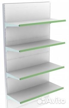 Настенный стеллаж металлический 2000мм