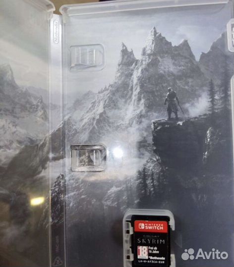 Игра для приставки nintendo картридж skyrim