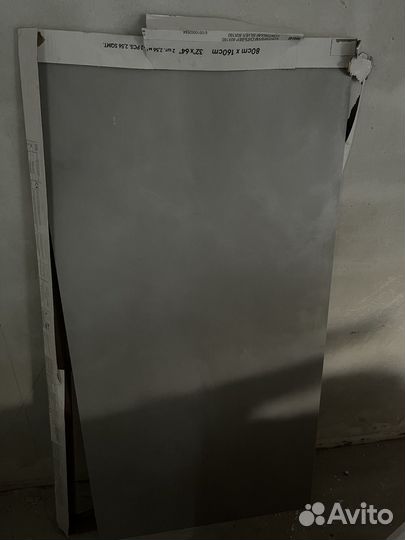 Плитка керамогранит серая крупноформатная 80x160