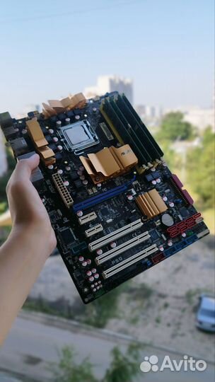 Комплект 775 сокет, 8гб, 4 ядра