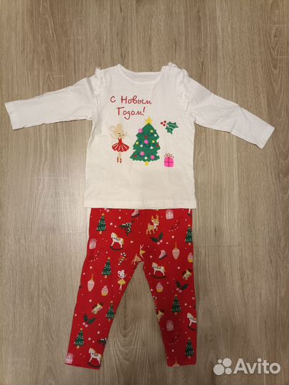 Новогодняя пижама 86 92