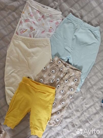 Вещи пакетом для новорожденных, подгузники