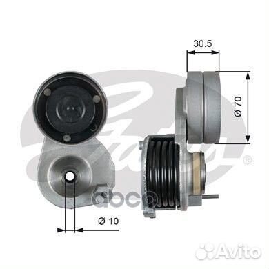 Натяжной ролик, поликлиновой ремень T38664 Gates