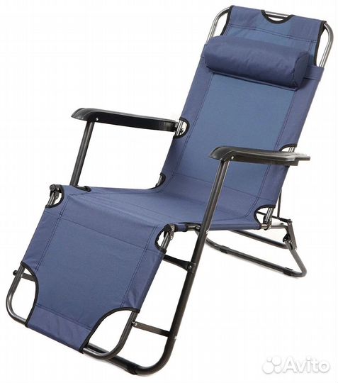 Шезлонг пляжный складной новый