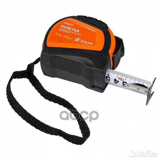 Рулетка в прорезиненном корпусе atbq017 airline