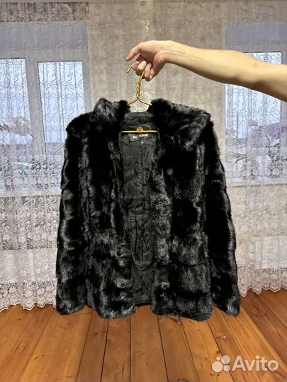 Шуба норковая с капюшоном 42 44