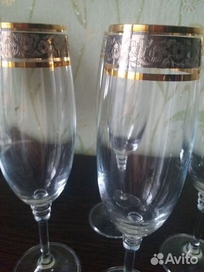 Фужеры для шампанского богемия
