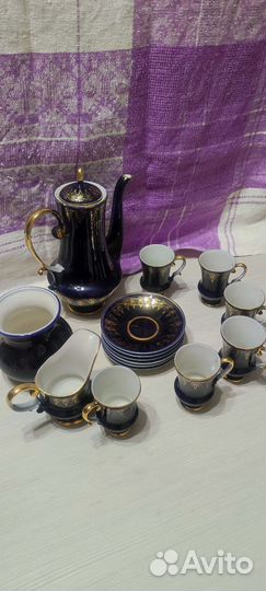 Сервиз кофейный, фарфоровый, Коростень, 1997 год