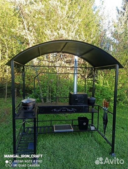 Беседка с мангалом