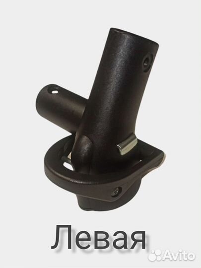 Крепление вилки поворотного колеса коляски