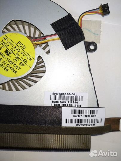 Система охлаждения HP Envy 6