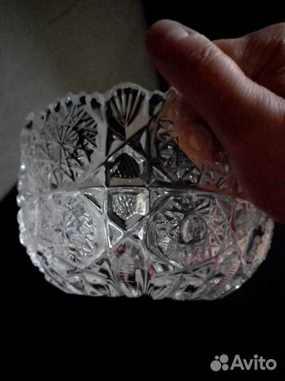 Хрустальная ваза времён СССР