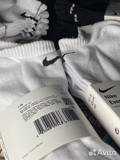 Оригинальные носки Nike низкие